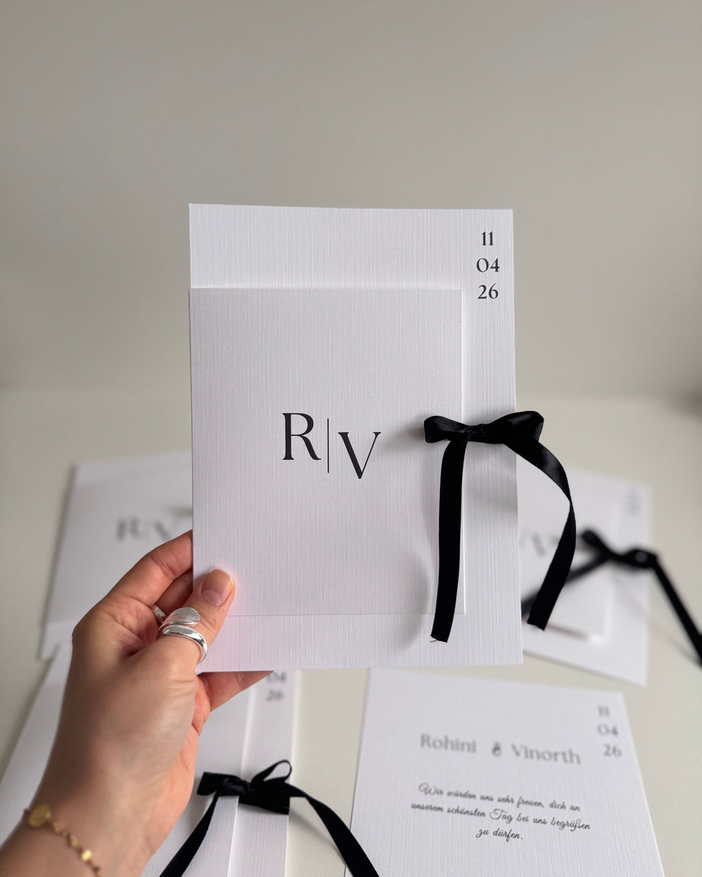 Classic Bow Invitation