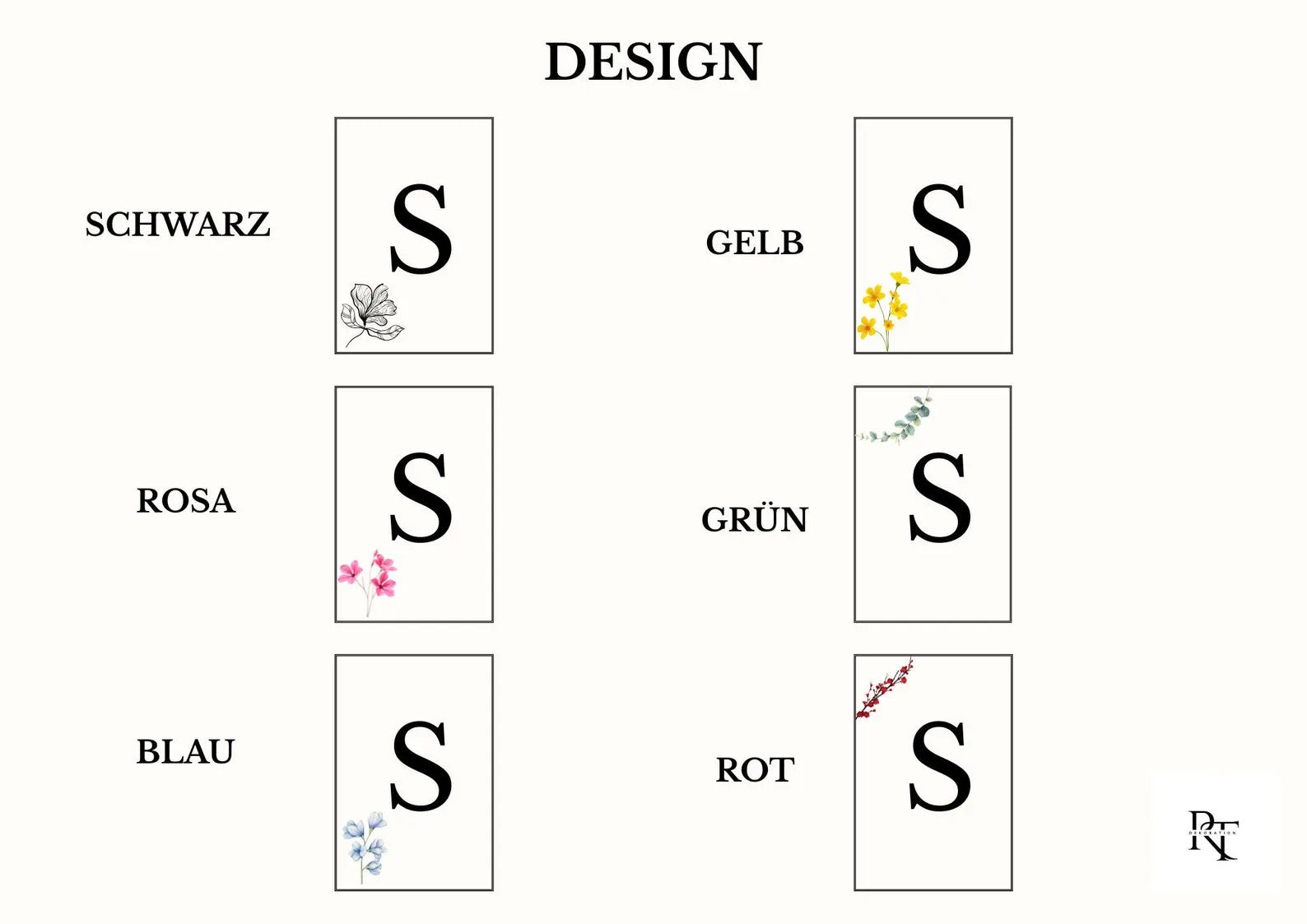 Personalisierte Hochzeits-Girlande