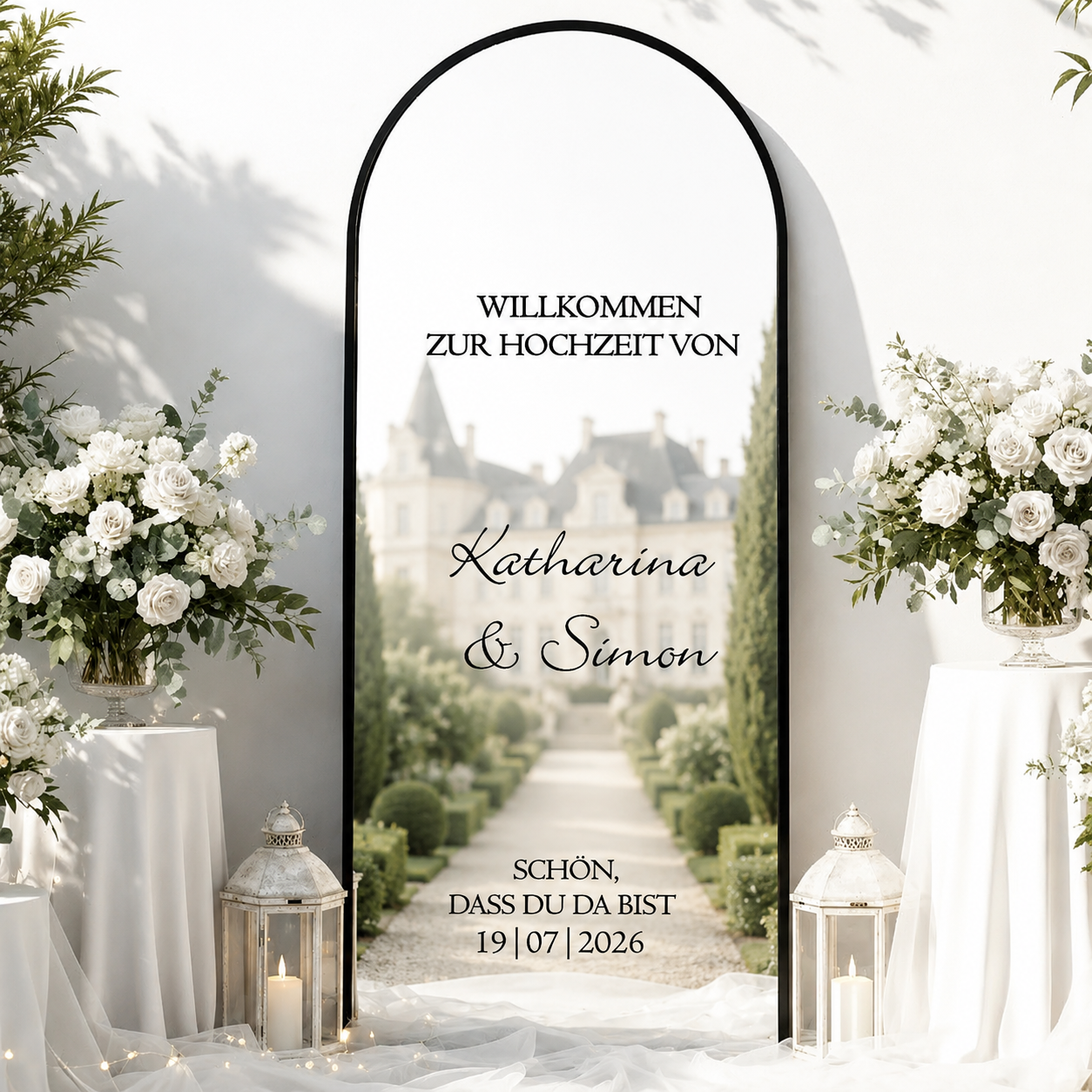 Vinyl Aufkleber für Hochzeit 2