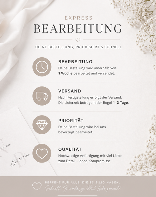 Express Bearbeitung